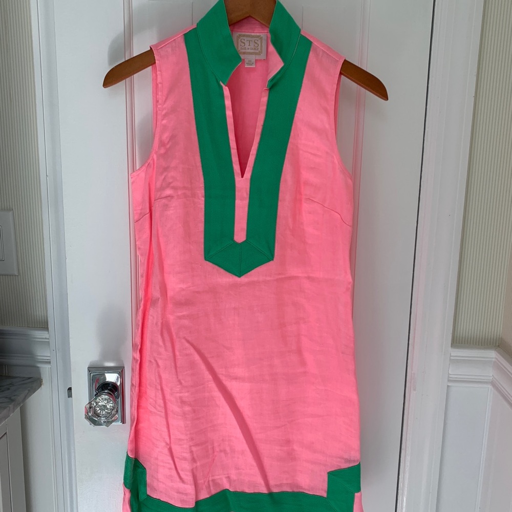 Sail to Sable Classic Sleeveless Linen Tunic Dress, size XS, worn once!
